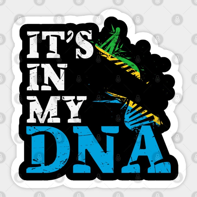 It's in my DNA - Tanzania Sticker by JayD World